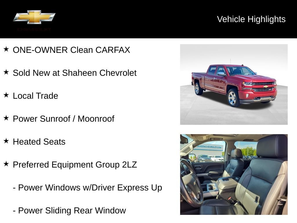 Used 2018 Chevrolet Silverado 1500 LTZ Z71 w/ LTZ Plus Package AWD/4WD image 19