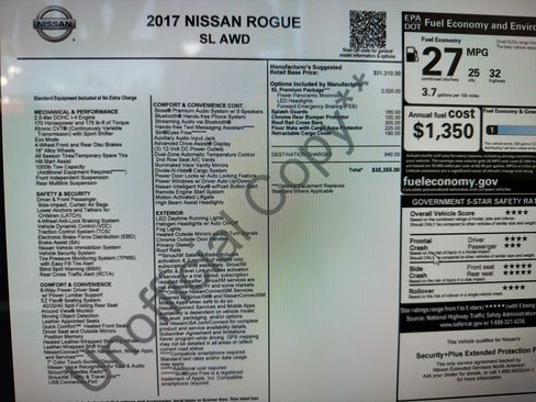 Used 2017 Nissan Rogue SL w/ SL Premium Package image 22