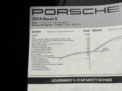 Certified 2024 Porsche Macan S AWD/4WD image 62