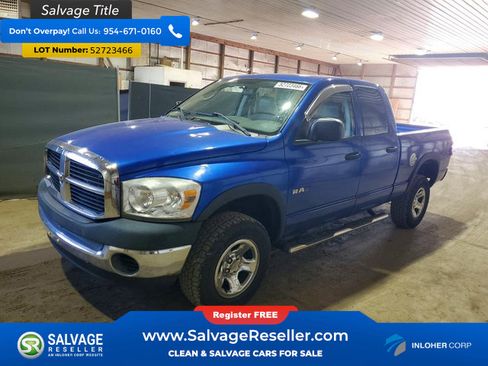 Used 2008 Dodge Ram 1500 Truck ST AWD/4WD image 1