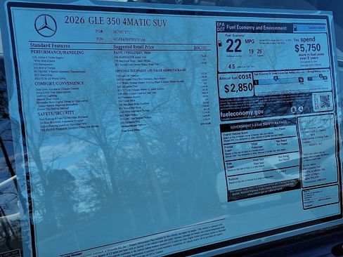 New 2026 Mercedes-Benz GLE 350 4MATIC image 19