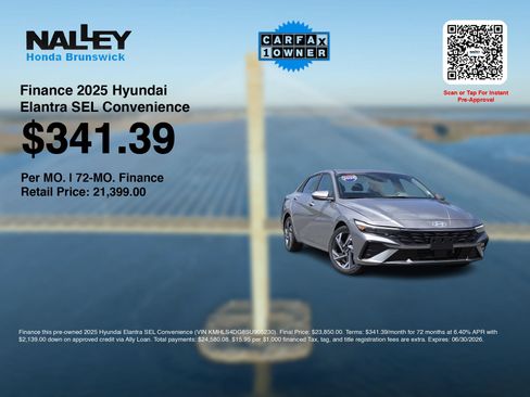 Used 2025 Hyundai Elantra SEL FWD image 3