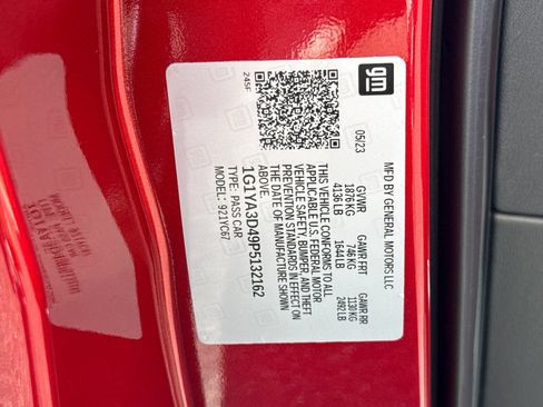 Certified 2023 Chevrolet Corvette Stingray Convertible w/ Z51 Performance Package RWD image 27