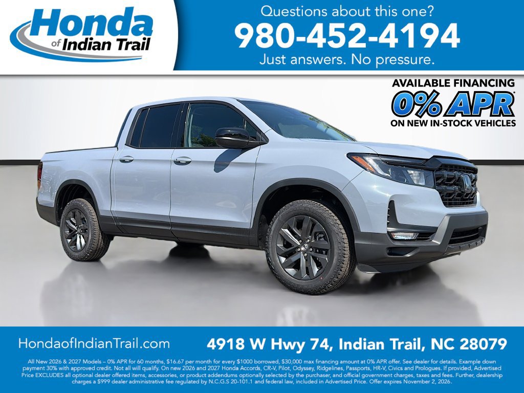 New 2026 Honda Ridgeline Sport 360° Tour