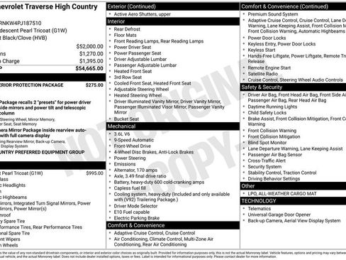 Used 2023 Chevrolet Traverse High Country image 21