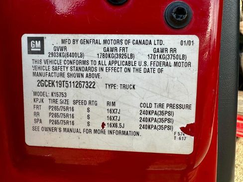 Used 2001 Chevrolet Silverado 1500 LT w/ Off-Road Chassis Pkg image 10