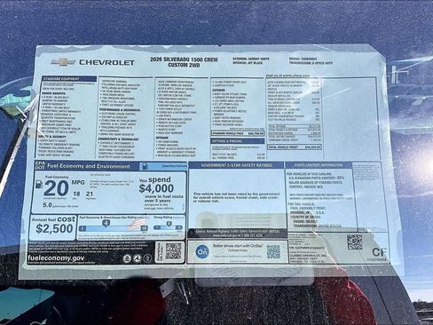 New 2026 Chevrolet Silverado 1500 Custom image 14