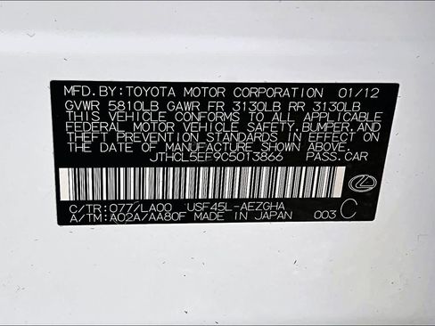 Used 2012 Lexus LS 460 AWD image 33