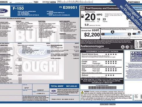 Used 2023 Ford F150 XLT w/ Equipment Group 302A High AWD/4WD image 23