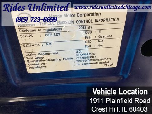 Used 2012 MAZDA MAZDA3 i Touring image 39