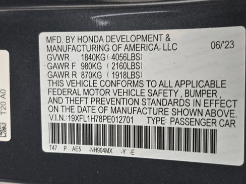 Certified 2023 Honda Civic EX-L image 35