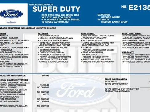 Used 2022 Ford F250 XLT AWD/4WD image 2