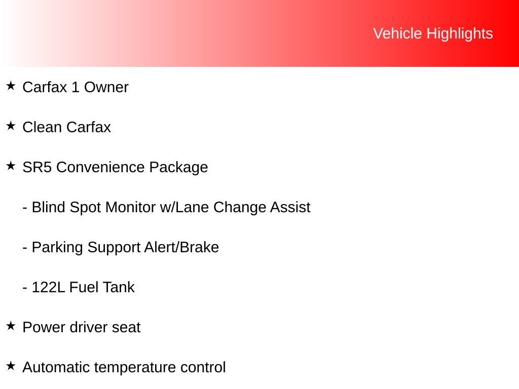 Certified 2025 Toyota Tundra SR5 w/ SR5 Convenience Package AWD/4WD image 10