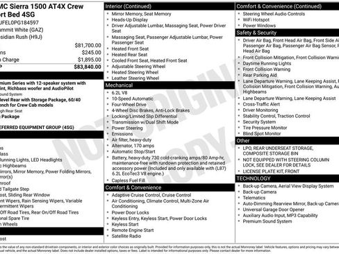 Used 2023 GMC Sierra 1500 AT4X AWD/4WD image 82