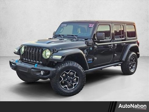 Used 2022 Jeep Wrangler Unlimited Rubicon 4xe w/ Steel Bumper Group image 1