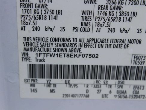 Used 2014 Ford F150 XLT w/ Equipment Group 302A Luxury image 8