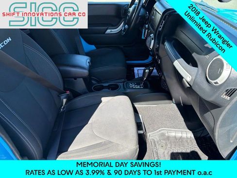 Used 2018 Jeep Wrangler Unlimited Rubicon w/ Connectivity Group AWD/4WD image 16