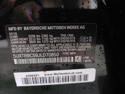 Used 2018 BMW X3 xDrive30i AWD/4WD image 8