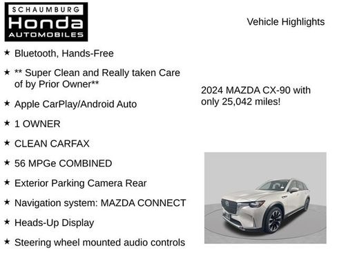 Used 2024 MAZDA CX-90 Plug-In Hybrid w/ Premium Pkg AWD/4WD image 7