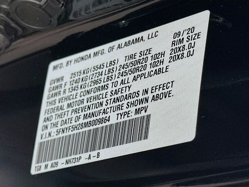 Used 2021 Honda Pilot Special Edition image 12
