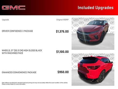 Used 2023 Chevrolet Blazer RS w/ Driver Confidence II Package AWD/4WD image 3