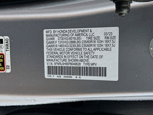 Used 2023 Honda Odyssey EX-L image 35