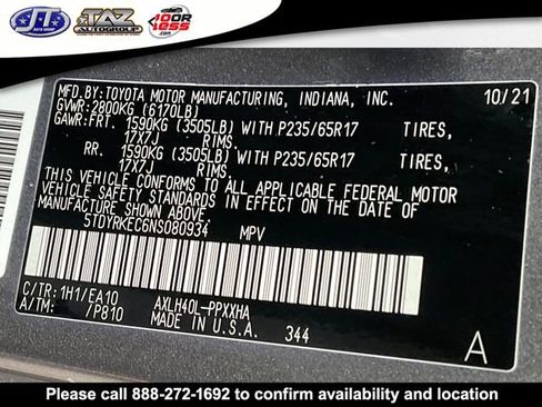 Used 2022 Toyota Sienna XLE image 21