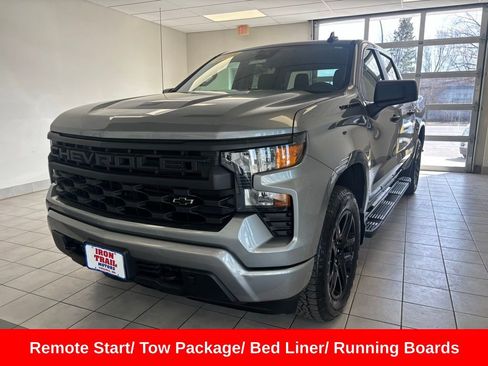 Certified 2024 Chevrolet Silverado 1500 Custom w/ LPO, Dark Essentials Package image 1