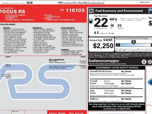 Used 2016 Ford Focus RS image 2