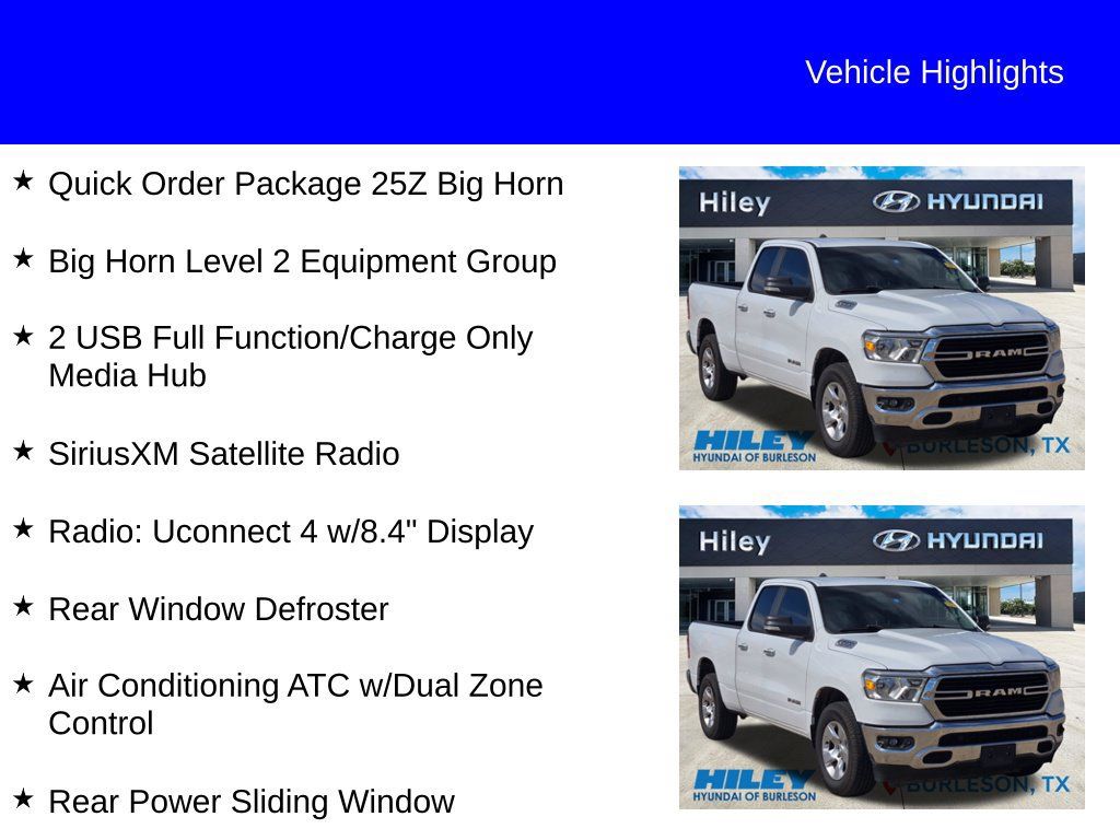 Used 2020 RAM 1500 Big Horn AWD/4WD image 11