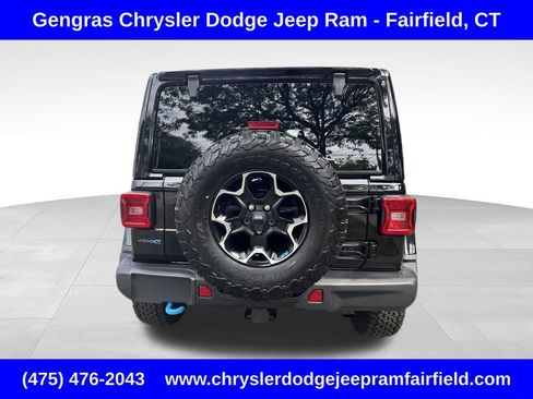 Used 2022 Jeep Wrangler Unlimited Rubicon 4xe w/ Steel Bumper Group AWD/4WD image 4