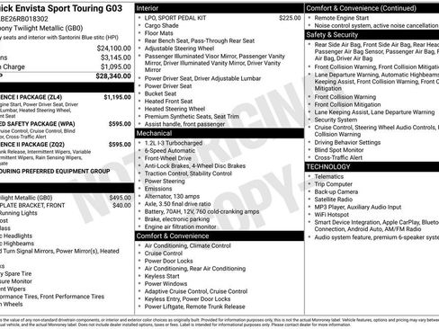 Used 2024 Buick Envista Sport Touring w/ Convenience I Package FWD image 39