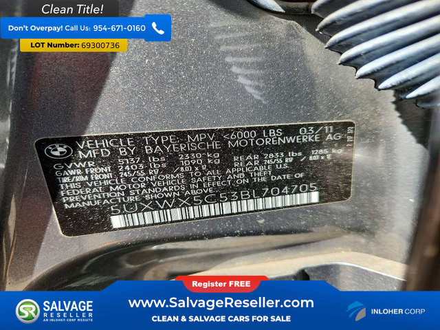 Used 2011 BMW X3 xDrive28i AWD/4WD image 17