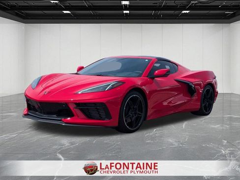 Certified 2023 Chevrolet Corvette Stingray Preferred Cpe w/ Body-Color Dual Roof Package RWD image 1