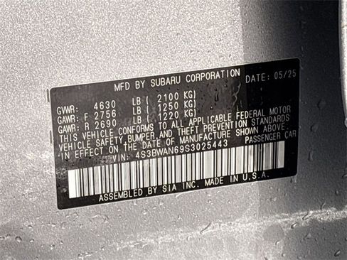 New 2025 Subaru Legacy Limited image 31