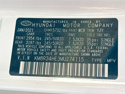 Used 2021 Hyundai Palisade SEL w/ Convenience Package image 46