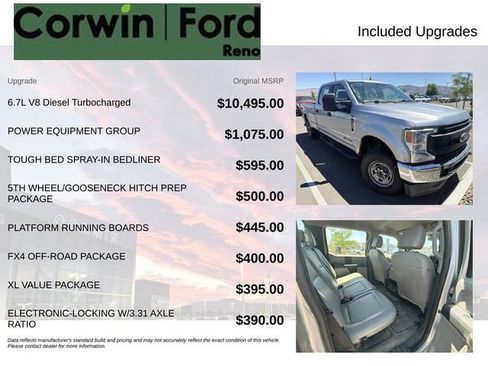 Used 2021 Ford F350 XL w/ Power Equipment Group AWD/4WD image 3