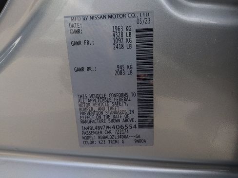 Used 2023 Nissan Altima 2.5 S FWD image 33