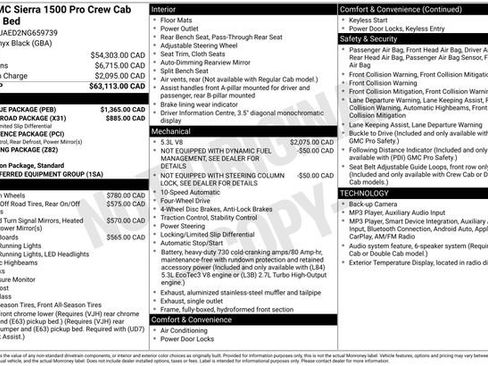 Used 2022 GMC Sierra 1500 Pro w/ Pro Value Package AWD/4WD image 7