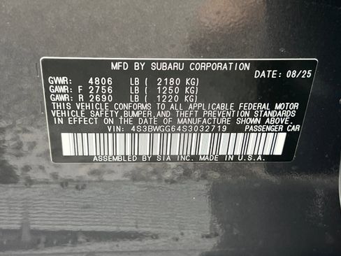 New 2025 Subaru Legacy Sport image 26