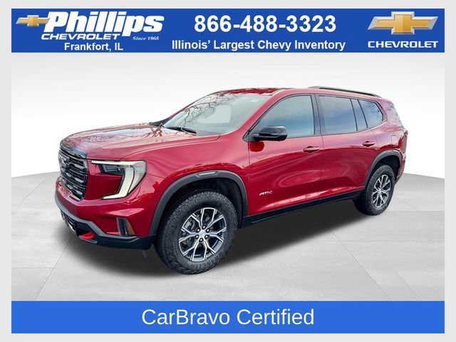 Certified 2024 GMC Acadia AT4 w/ LPO, Floor Liner Package AWD/4WD 360° Tour