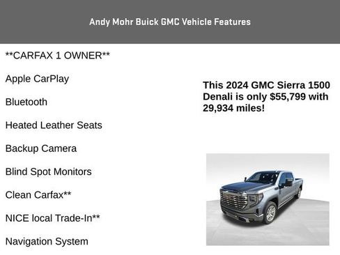 Used 2024 GMC Sierra 1500 Denali w/ Technology Package image 4