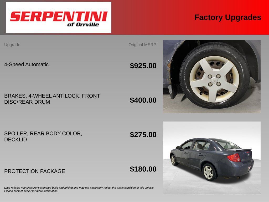 Used 2008 Chevrolet Cobalt LS w/ Protection Package FWD image 6