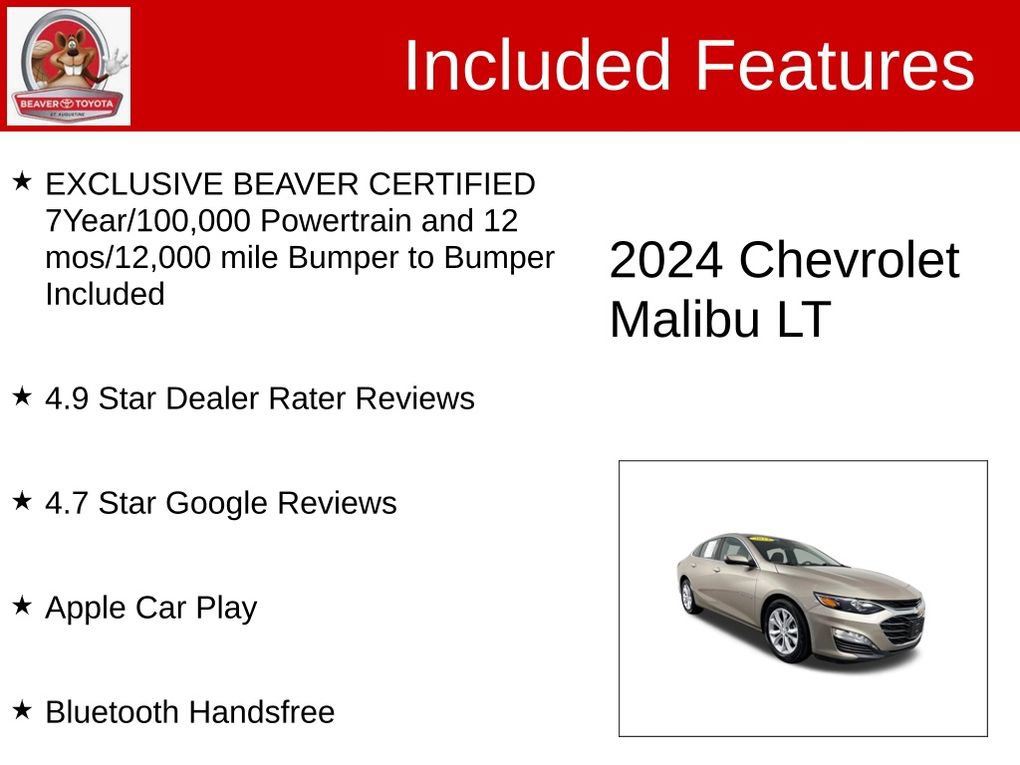 Used 2024 Chevrolet Malibu LT FWD image 4