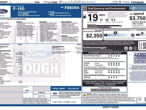 Used 2023 Ford F150 Lariat w/ Trailer Tow Package AWD/4WD image 32