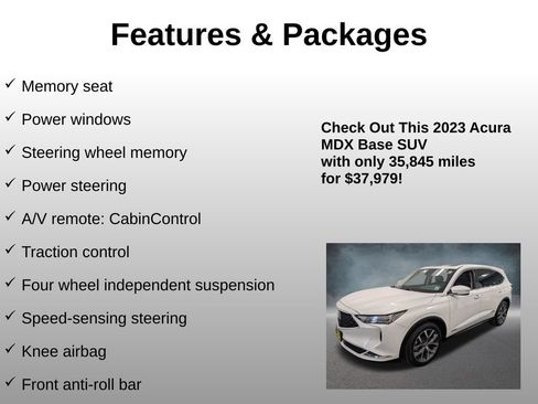 Used 2023 Acura MDX SH-AWD w/ Technology Package image 16