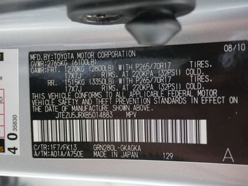 Used 2011 Toyota 4Runner SR5 w/ Convenience Pkg RWD image 29