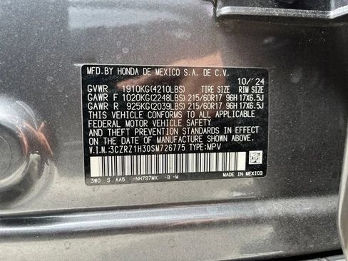 Used 2025 Honda HR-V LX image 13