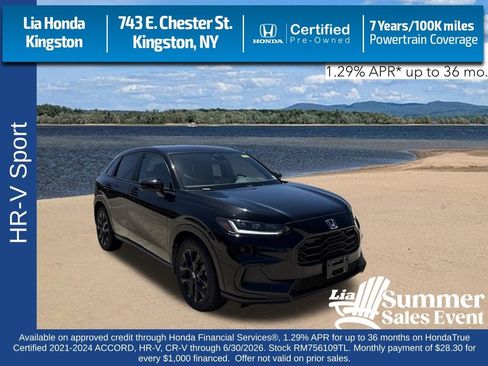 Certified 2024 Honda HR-V Sport image 1