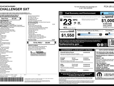 Used 2018 Dodge Challenger SXT w/ Blacktop Package image 44